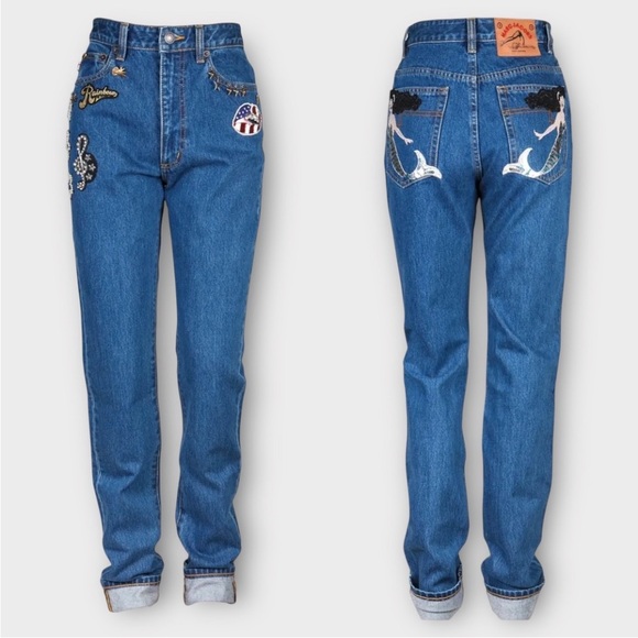 NWOT Marc Jacobs Mermaid Straight Leg Women's Jeans - Picture 1 of 13